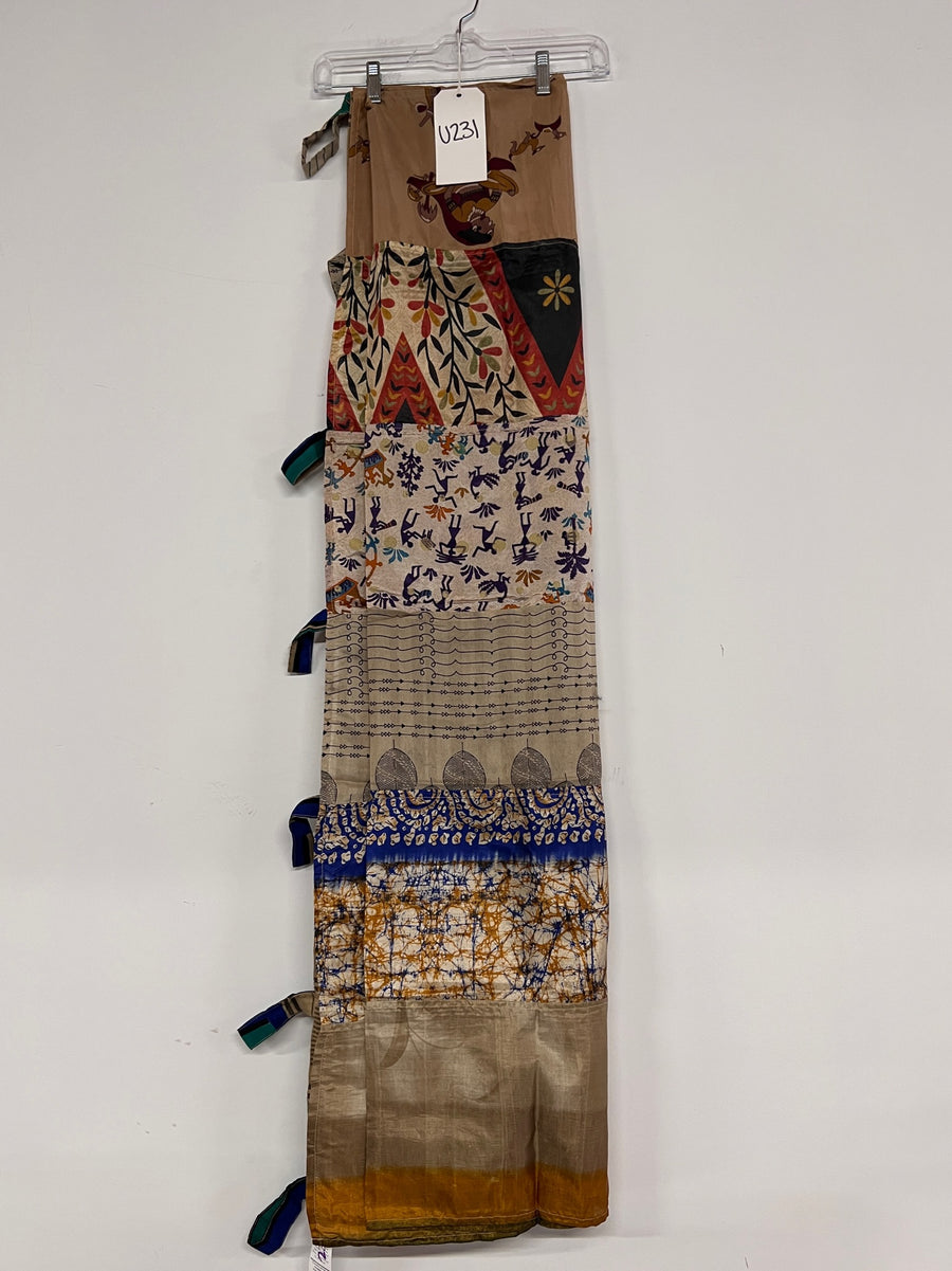One of a Kind Sari Curtain U231
