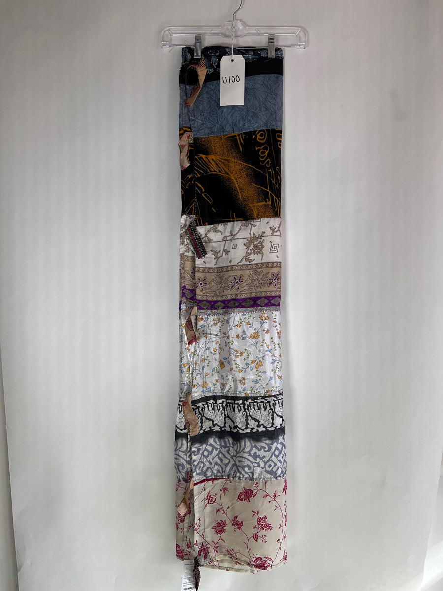 Recycled Silk Sari Panel Curtain U100