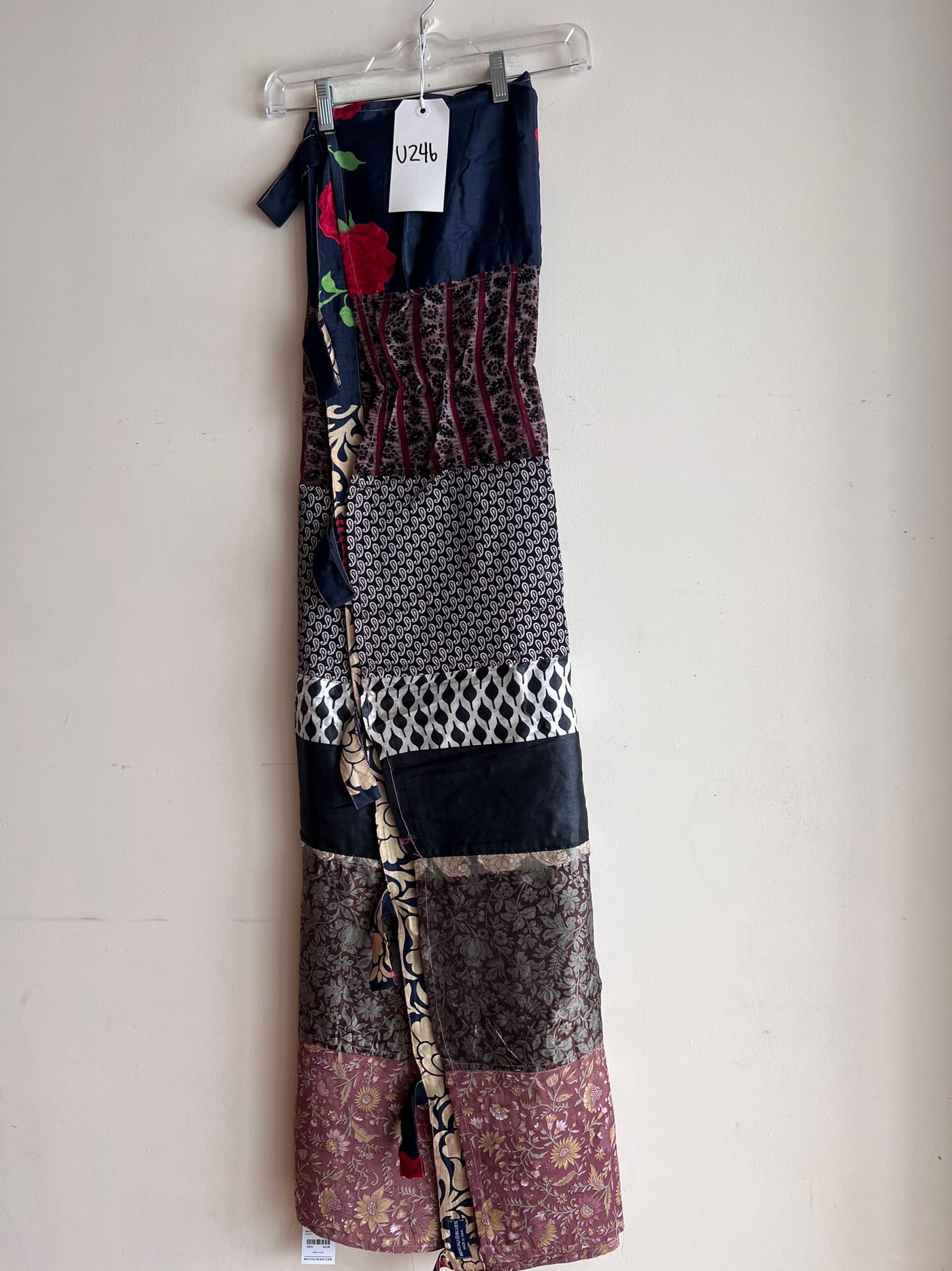 Recycled Silk Sari Panel Curtain U246