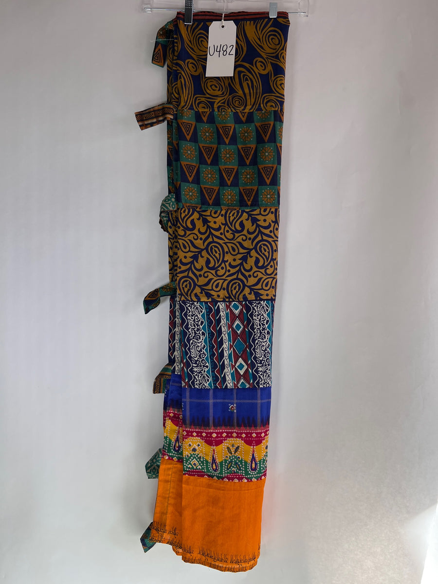 Recycled Silk Sari Panel Curtain U482