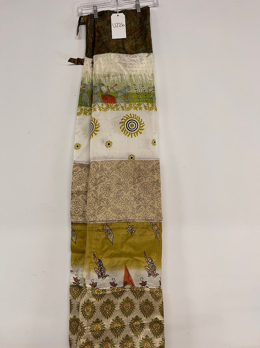 One of a Kind Sari Curtain U226