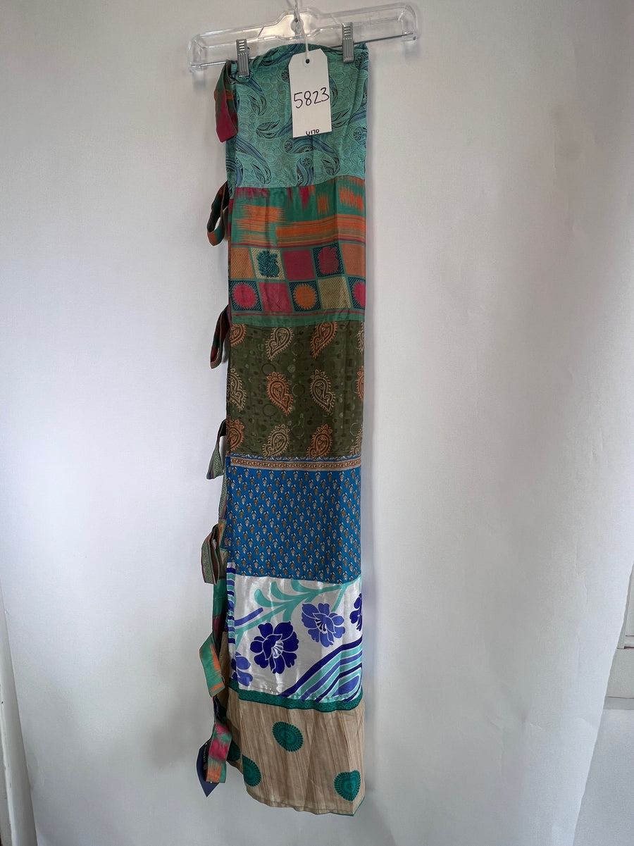 Recycled Silk Sari Panel Curtain U170