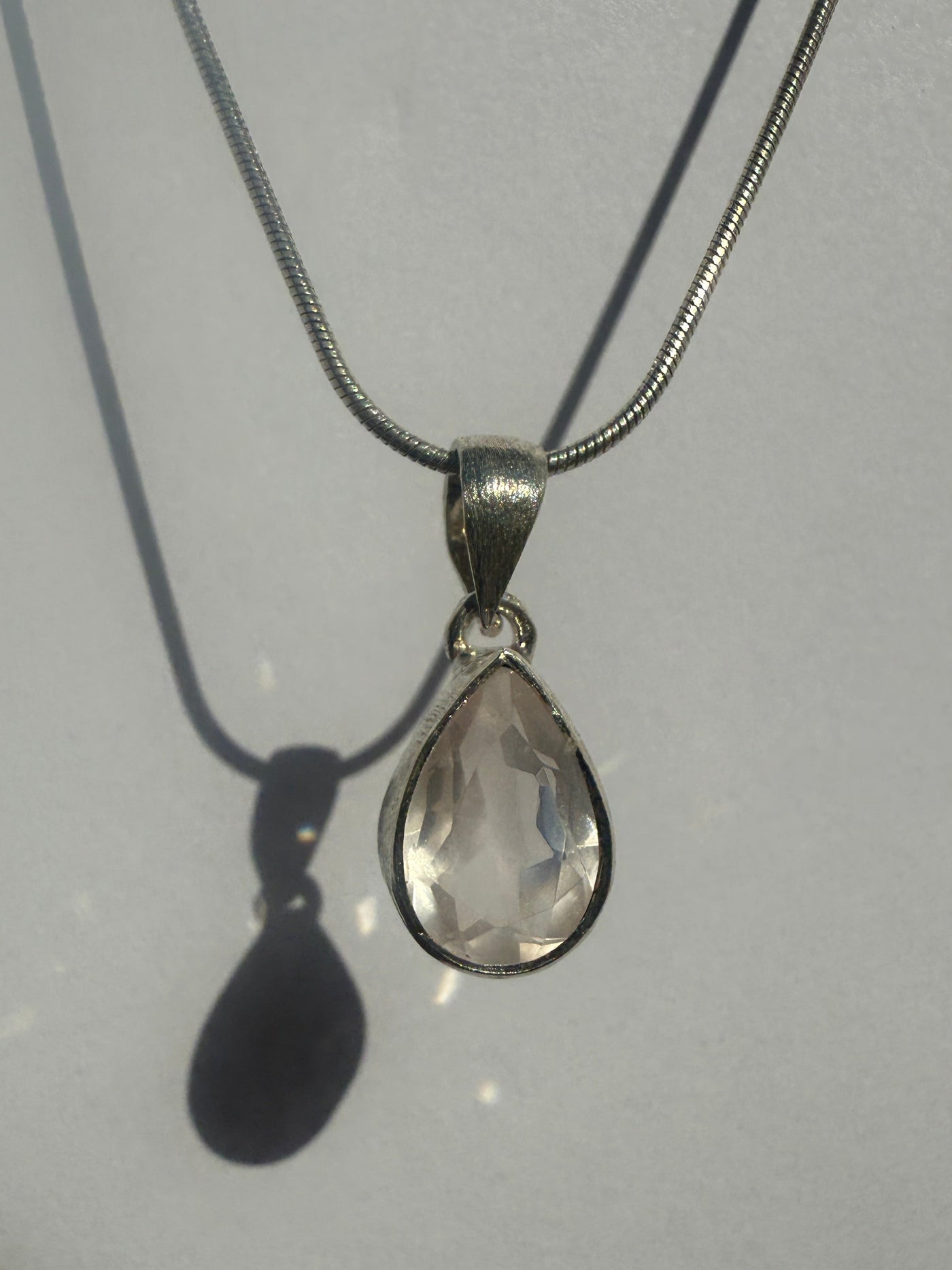 One of a Kind Rose Quartz Pendant P135