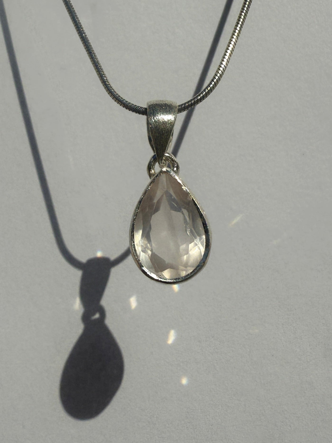 One of a Kind Rose Quartz Pendant P135