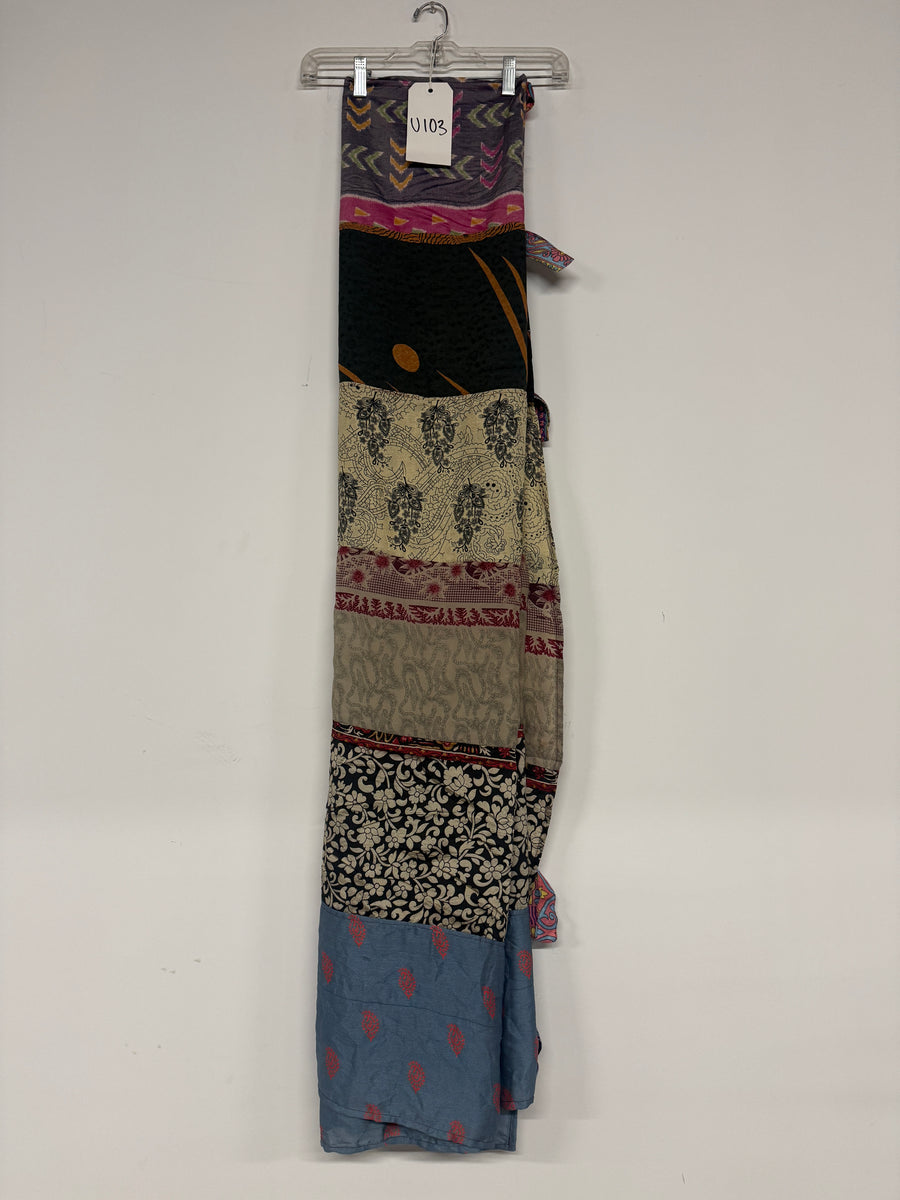One of a Kind Sari Curtain U103