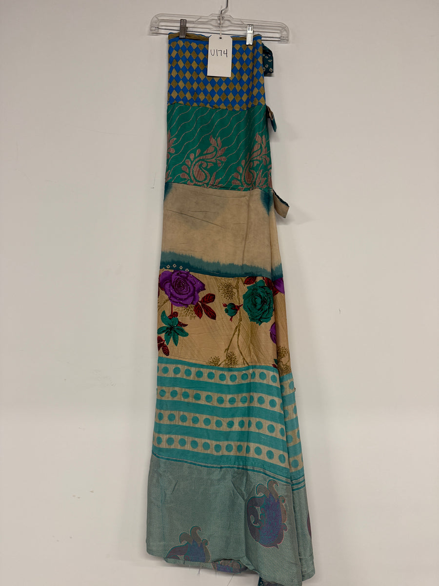 One of a Kind Sari Curtain U174