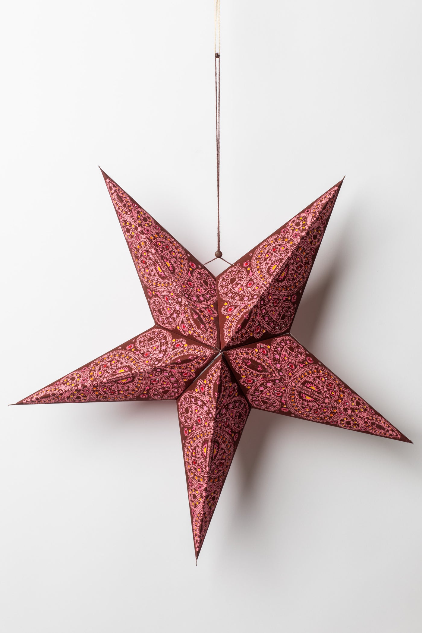 Alia Maroon Paper Star