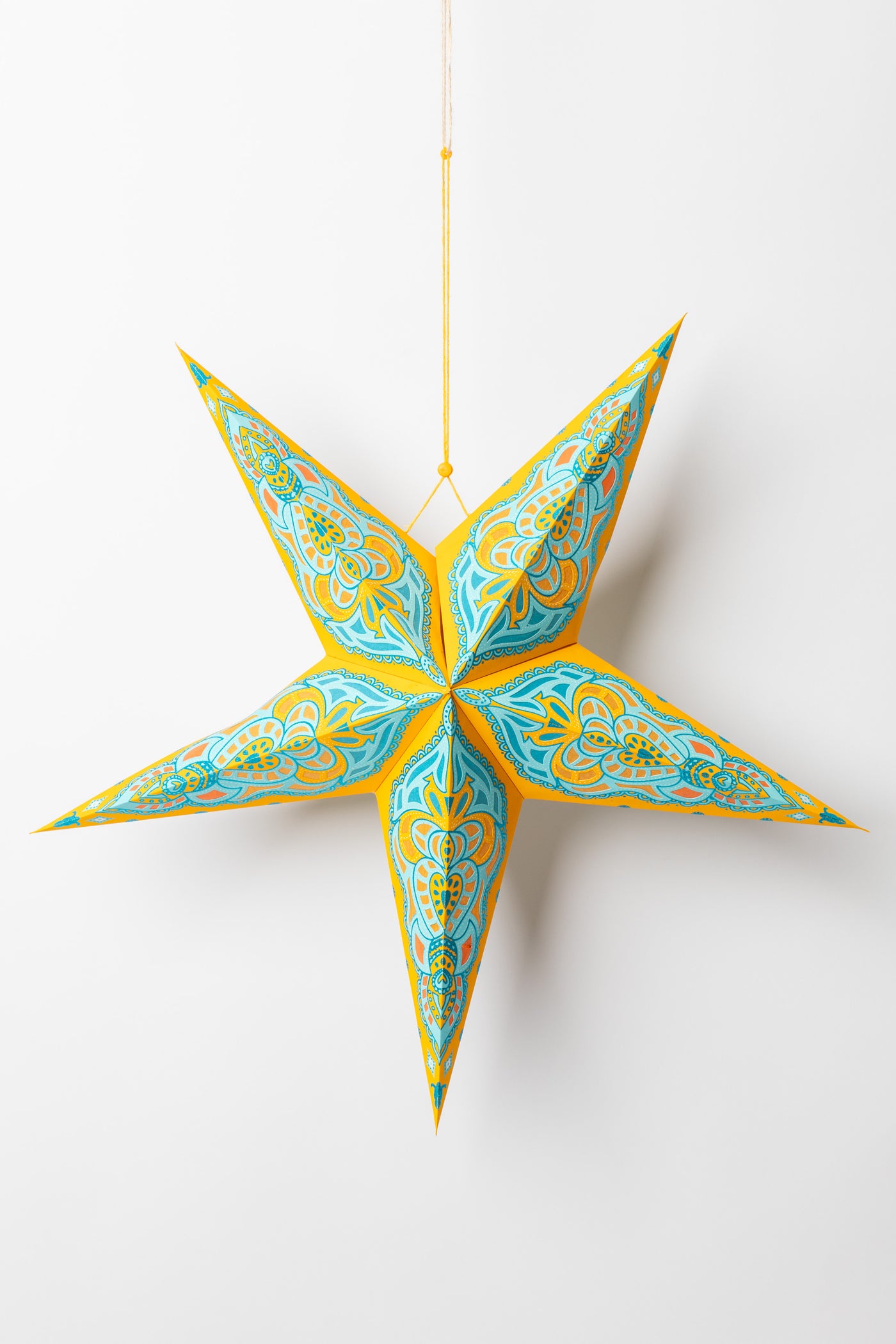 Ganesh Yellow  Paper Star