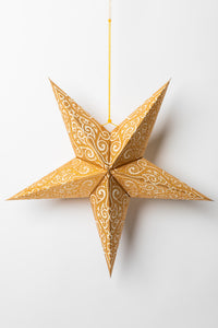 Hella Silver Copper Paper Star