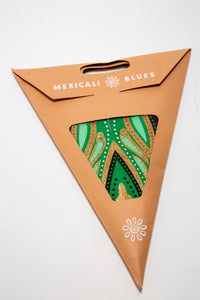 Neuro - Green Glitter 7 Point Paper Star Lantern in packaging