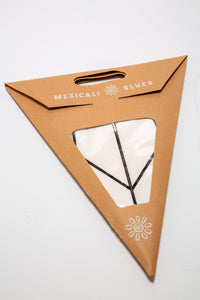 White - Glass Effect 7 Point Paper Star Lantern in packaging