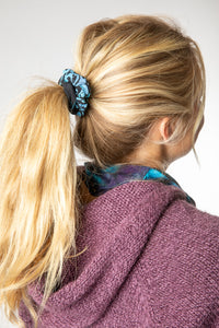handmade batik scrunchie colorful hair tie from indonesia
