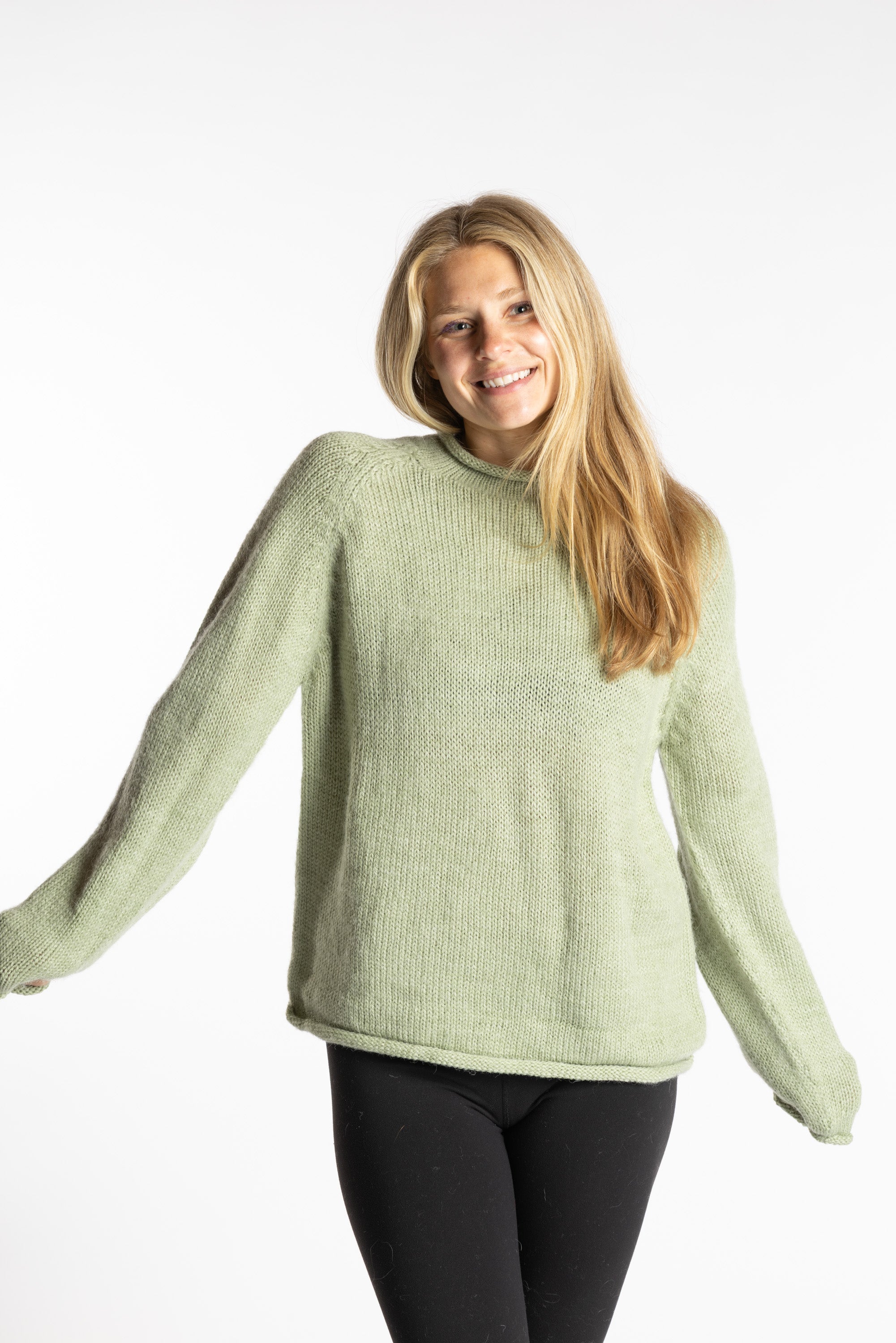 Classic Alpaca Sweater | Alpaca Roll Neck Sweater · Mexicali Blues