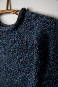 Detail of the collar of the Iceberg roll neck sweater