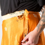 Tea Length Sari Silk Wrap Skirt
