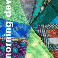 Tea Length Sari Silk Wrap Skirt