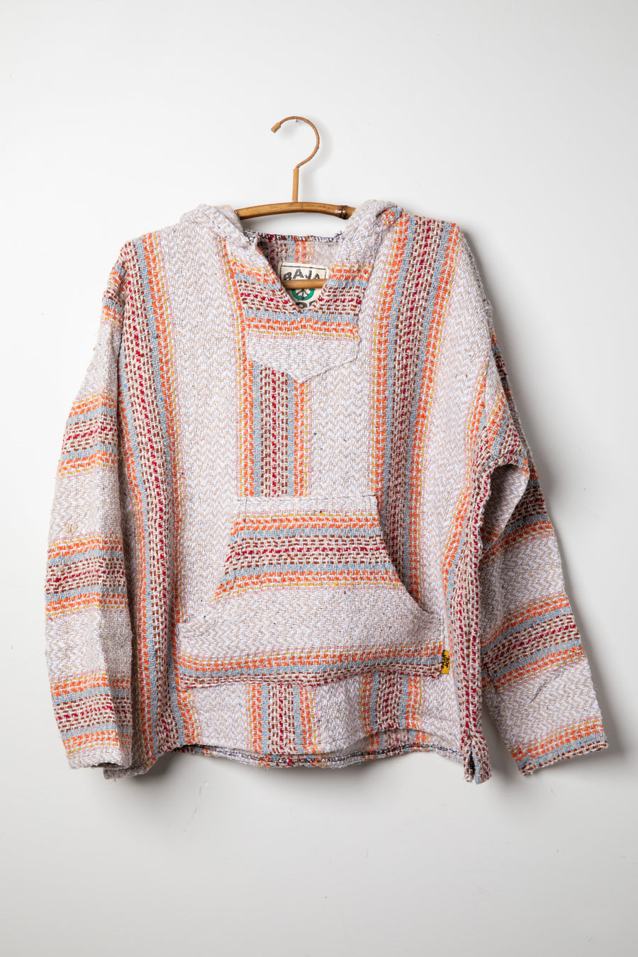 Recycled baja hoodie in Cayenne