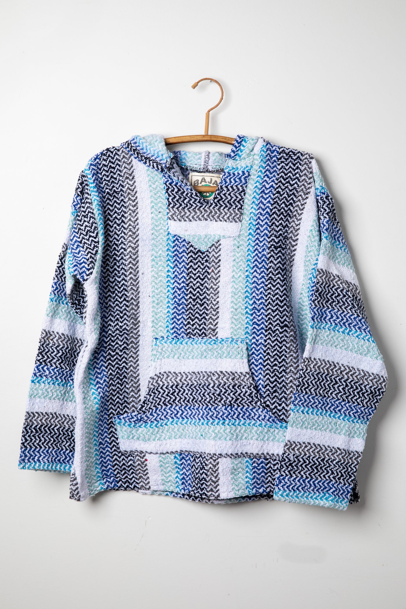 Recycled baja hoodie in pistachio 