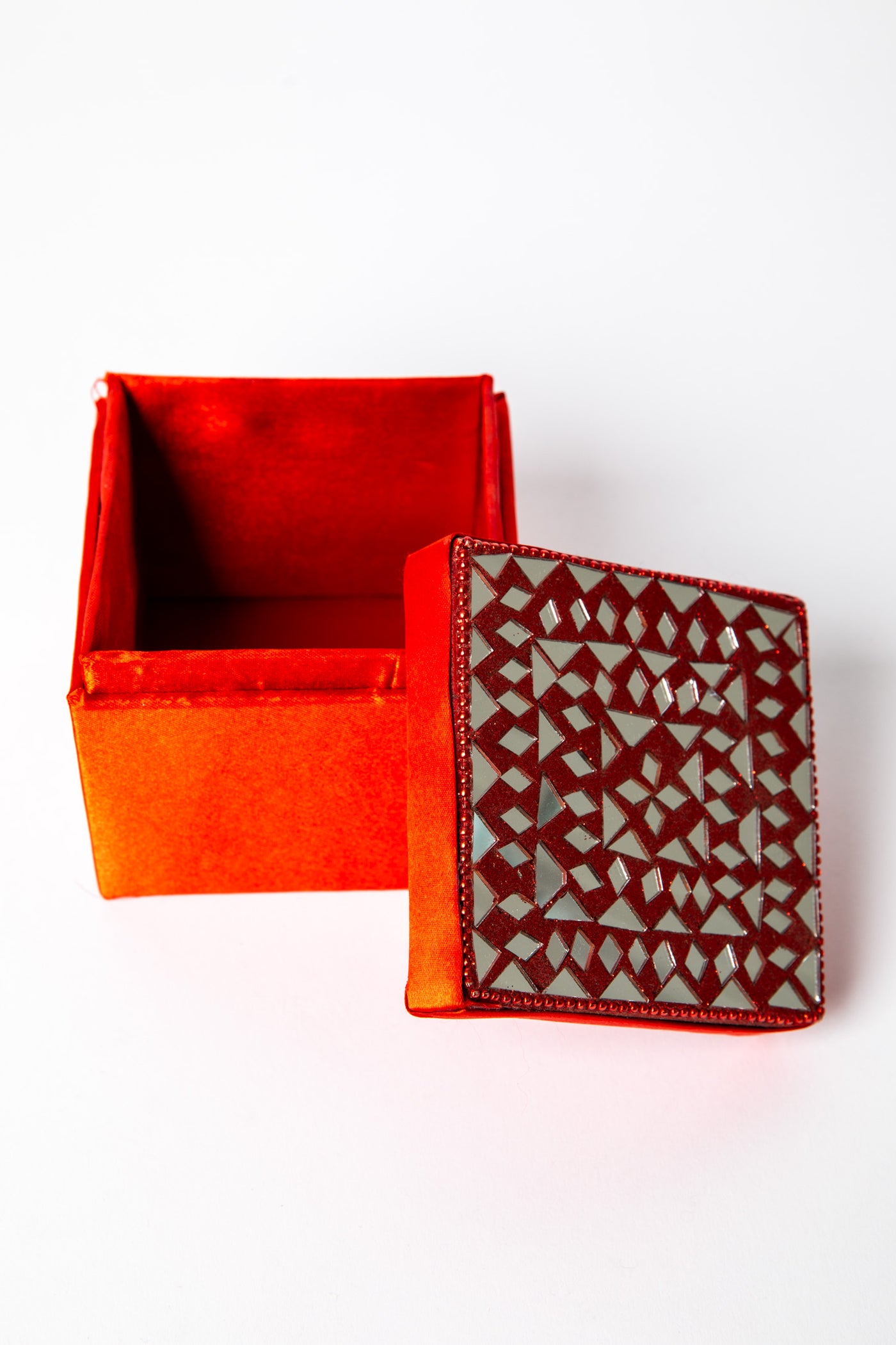 Square Glitter Jewelry Box