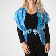 Mini Sari Silk Wrap Skirt