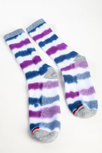Tie Dye Socks in Warm Water Color