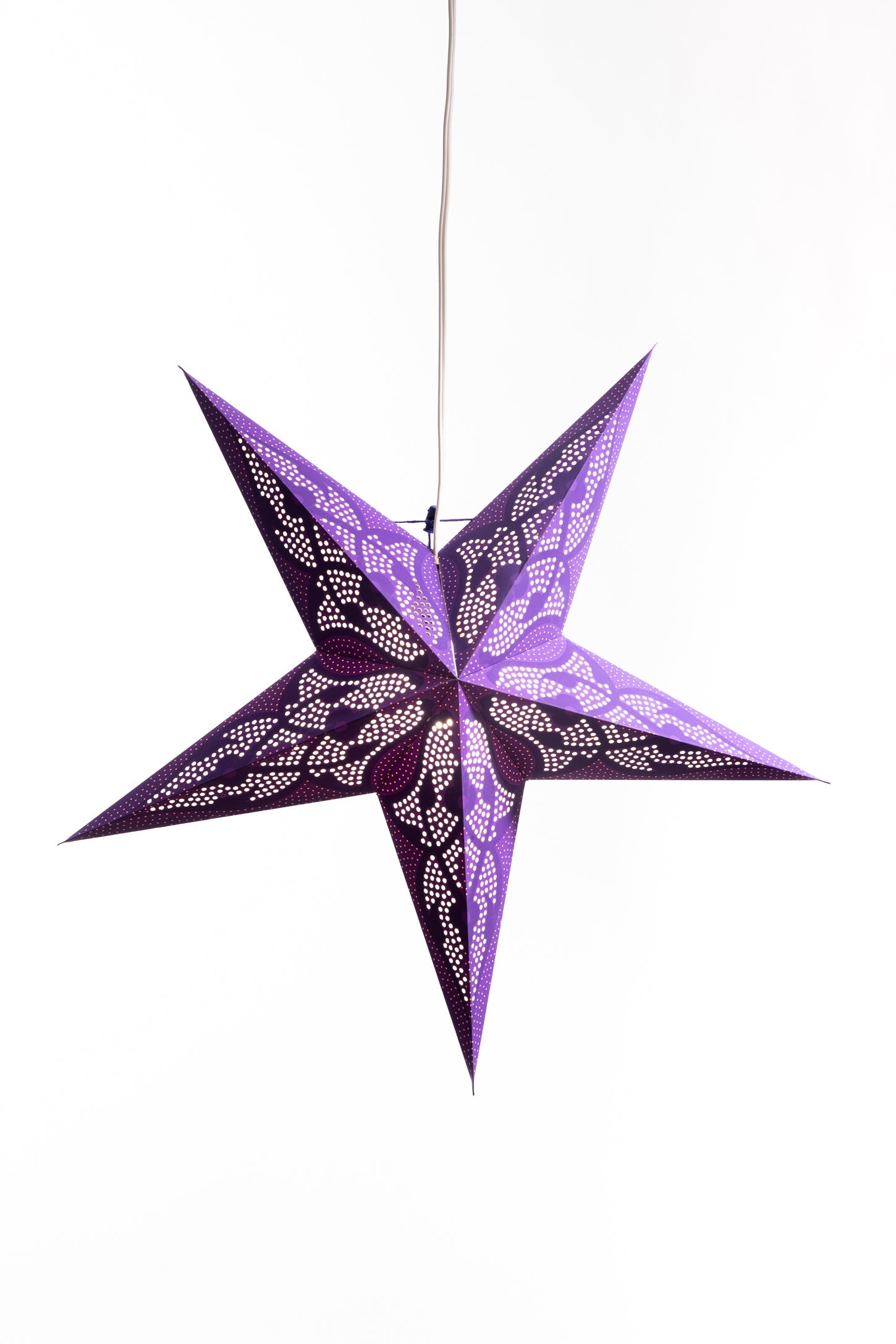 Purple Star Paper Lanterns