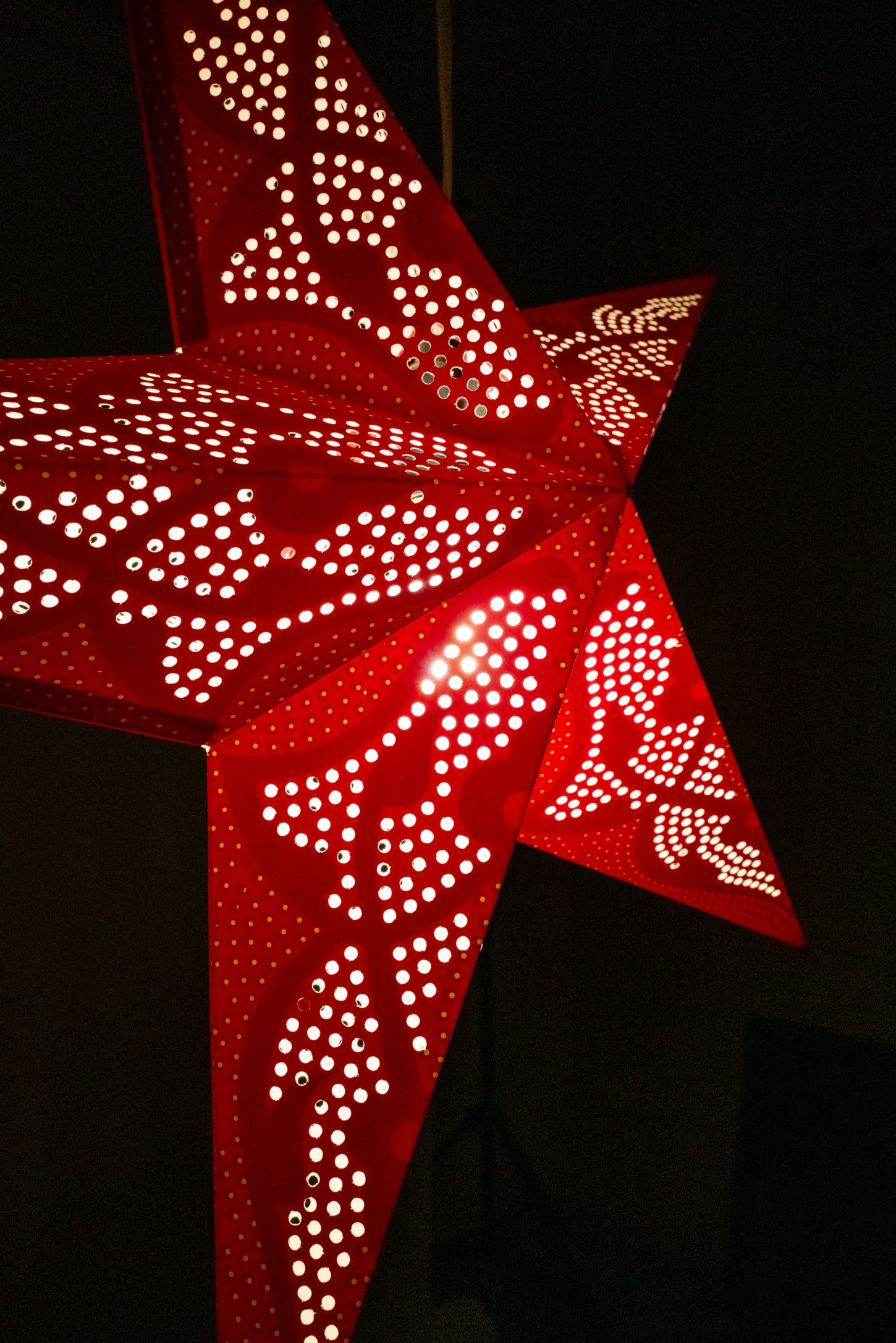 Dotted Decorative Star Paper Lantern