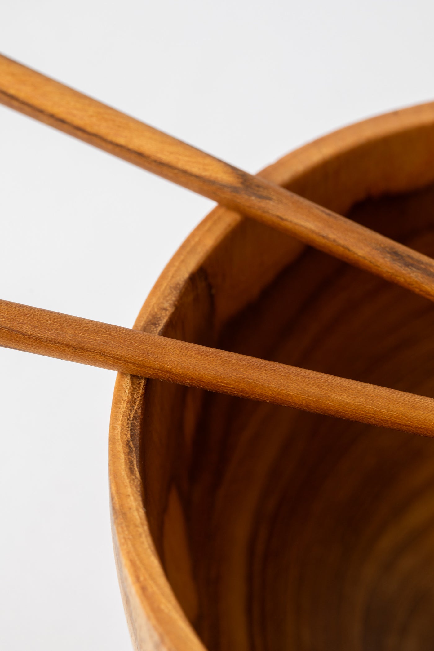 Kayu Teak Noodle Bowl w/ Chopsticks