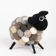 Felt Sheep in Gray