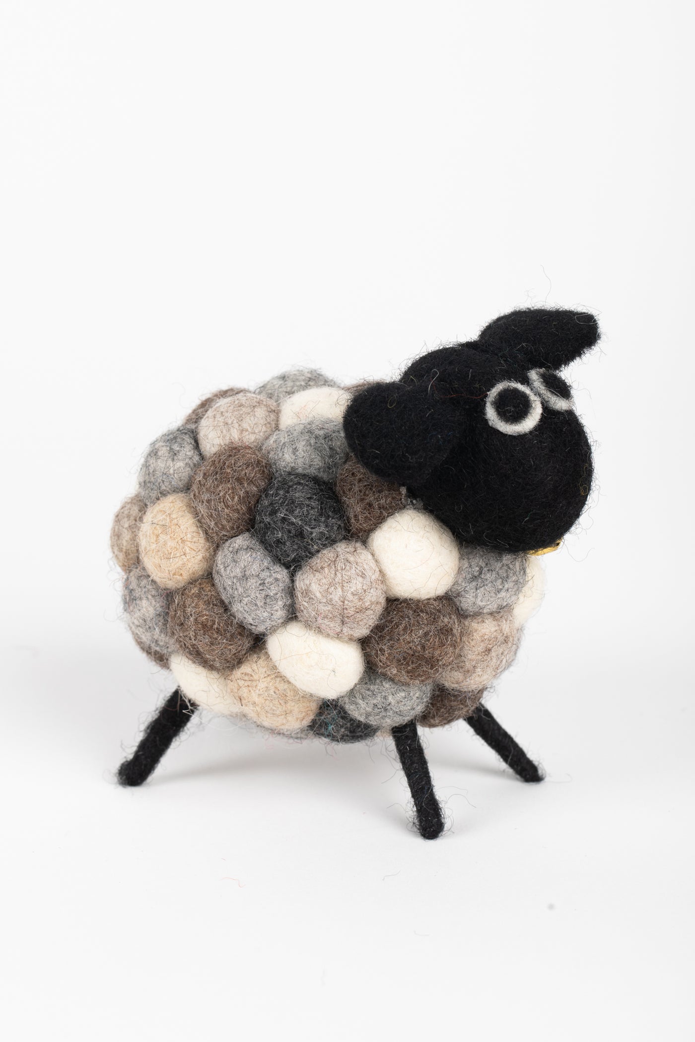 Felt Sheep in Gray