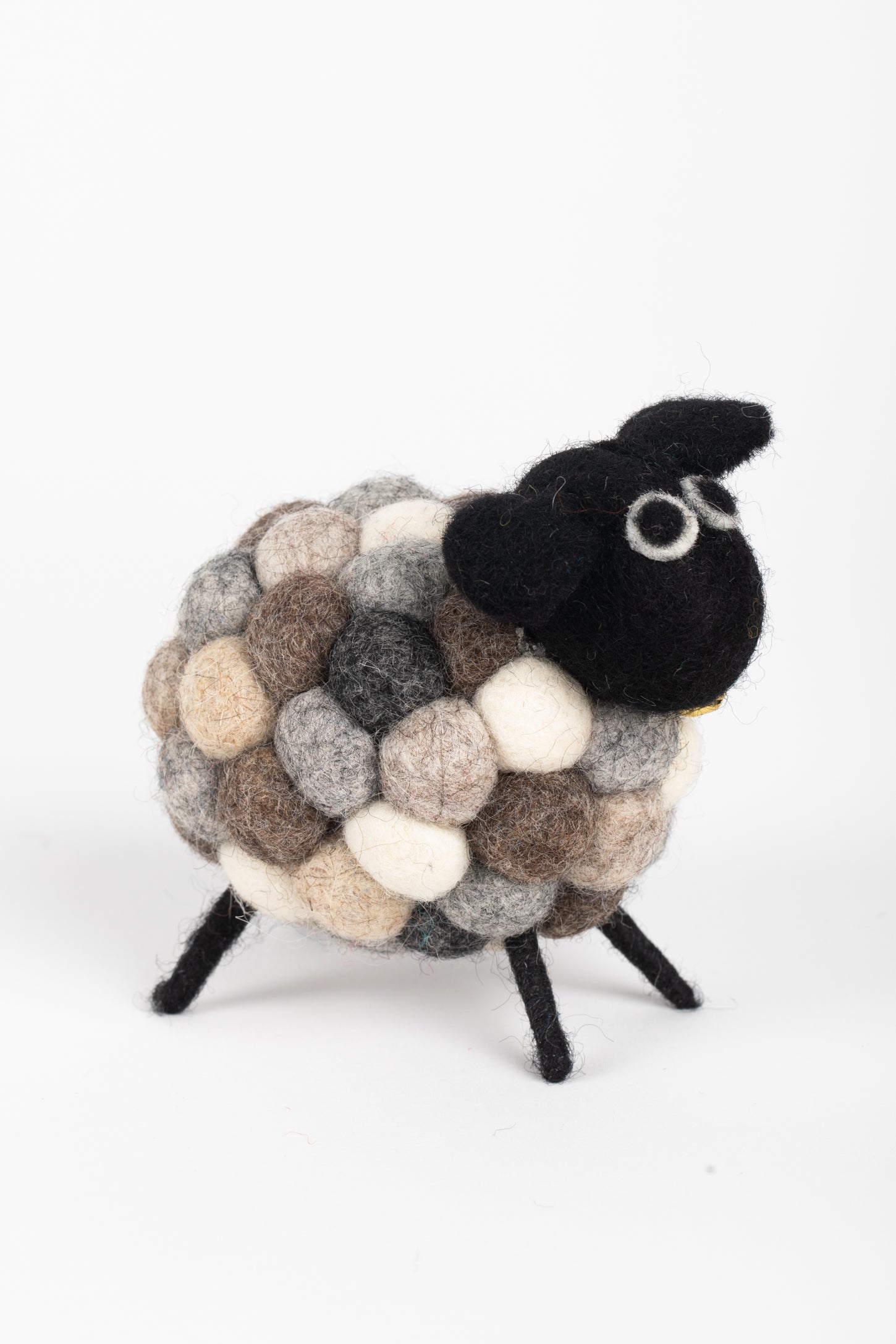 Felt Sheep in Gray