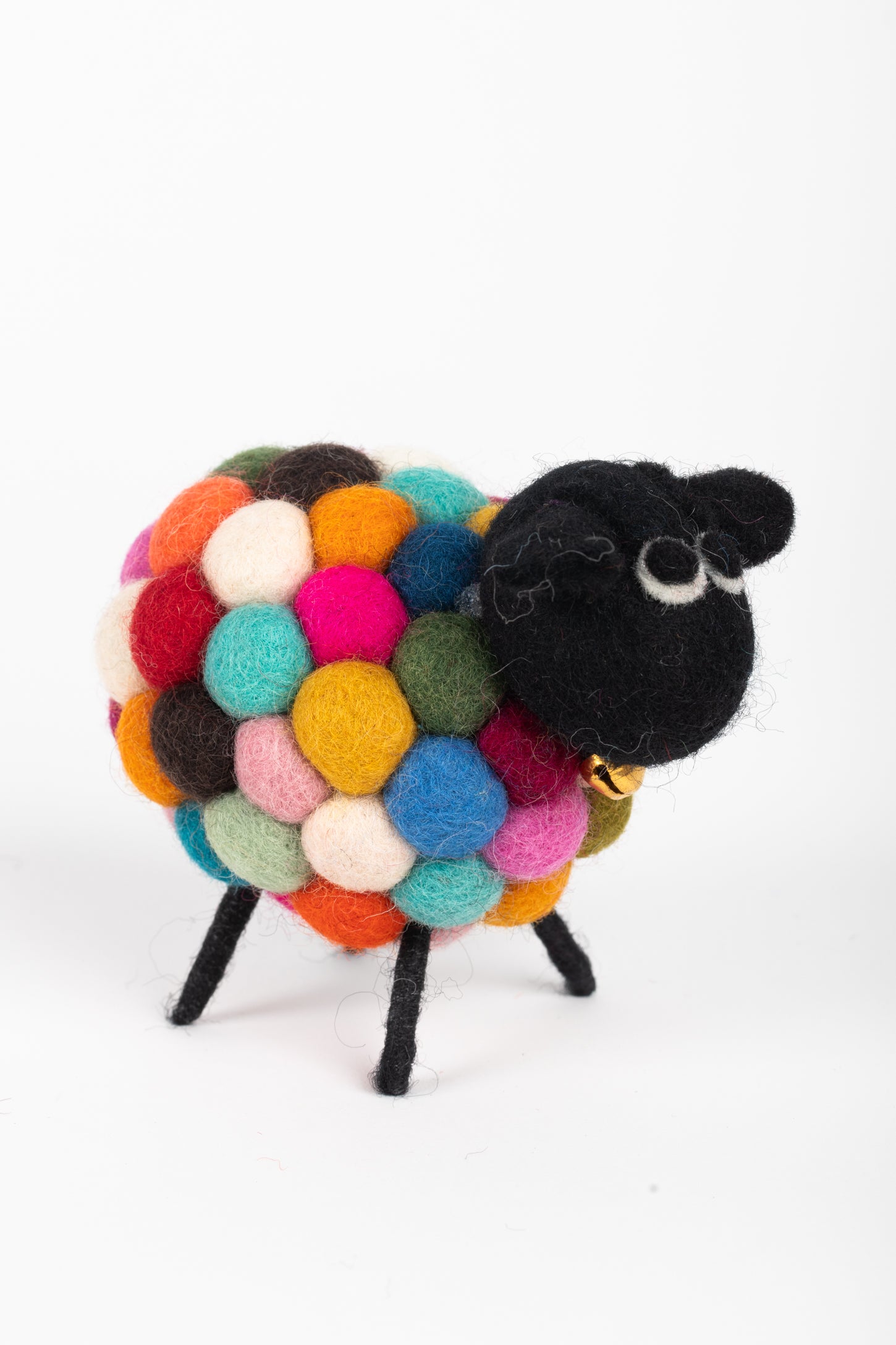 Felt Sheep in Multicolor