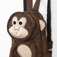 Felt Wild Animal Backpack Monkey 2