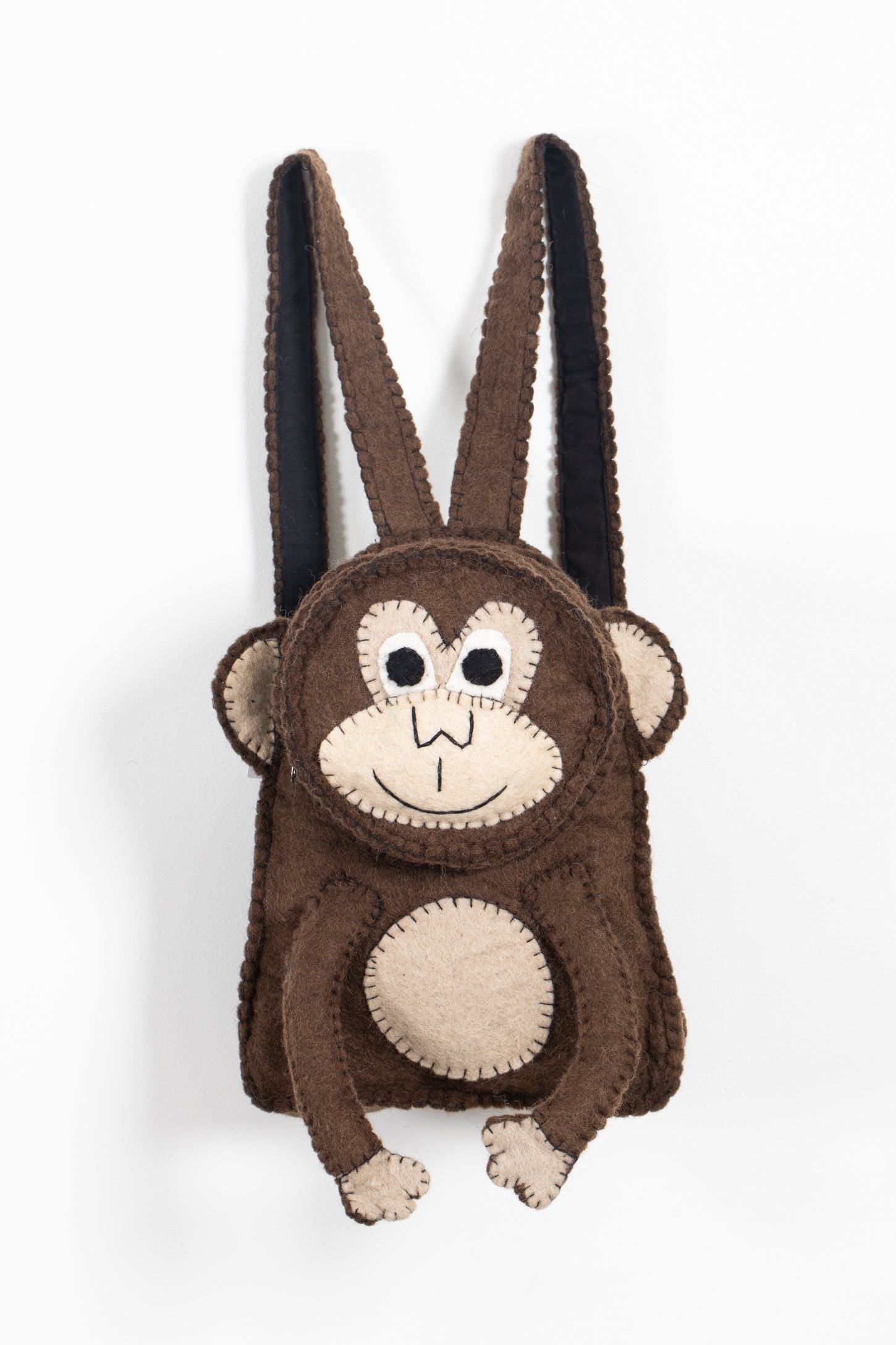 Felt Wild Animal Backpack Monkey