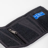 Bhanga Hemp Tri-fold Wallet Black Detail