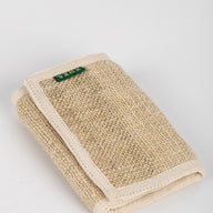 Bhanga Hemp Tri-fold Wallet Natural