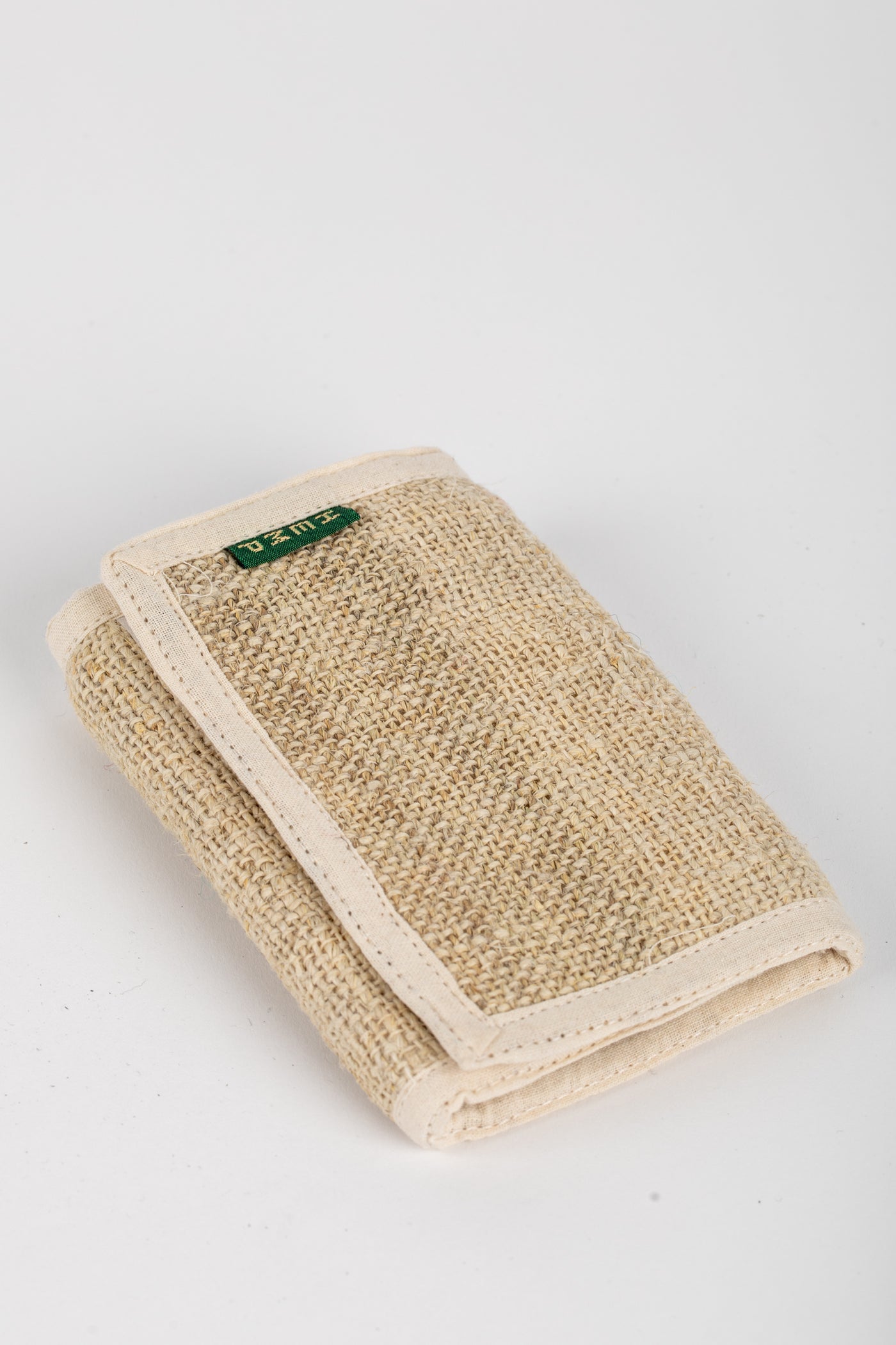 Bhanga Hemp Tri-fold Wallet Natural