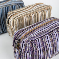 Dhari Striped Dopp Kit