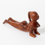 Wooden Yoga Sculpture