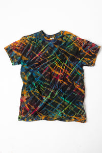 Rainbow Chaos Tie Dye T-Shirt in Rainbow Tie Dye