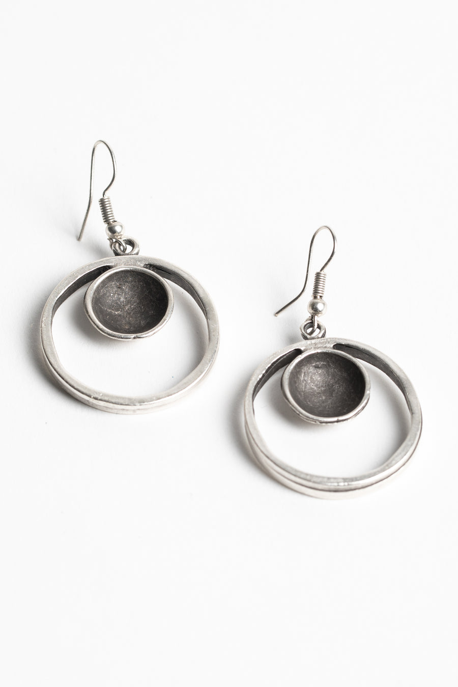 Fisheye Zamak Earrings