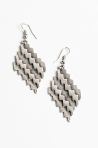 8 Bit Diamond Zamak Earrings in Default Title