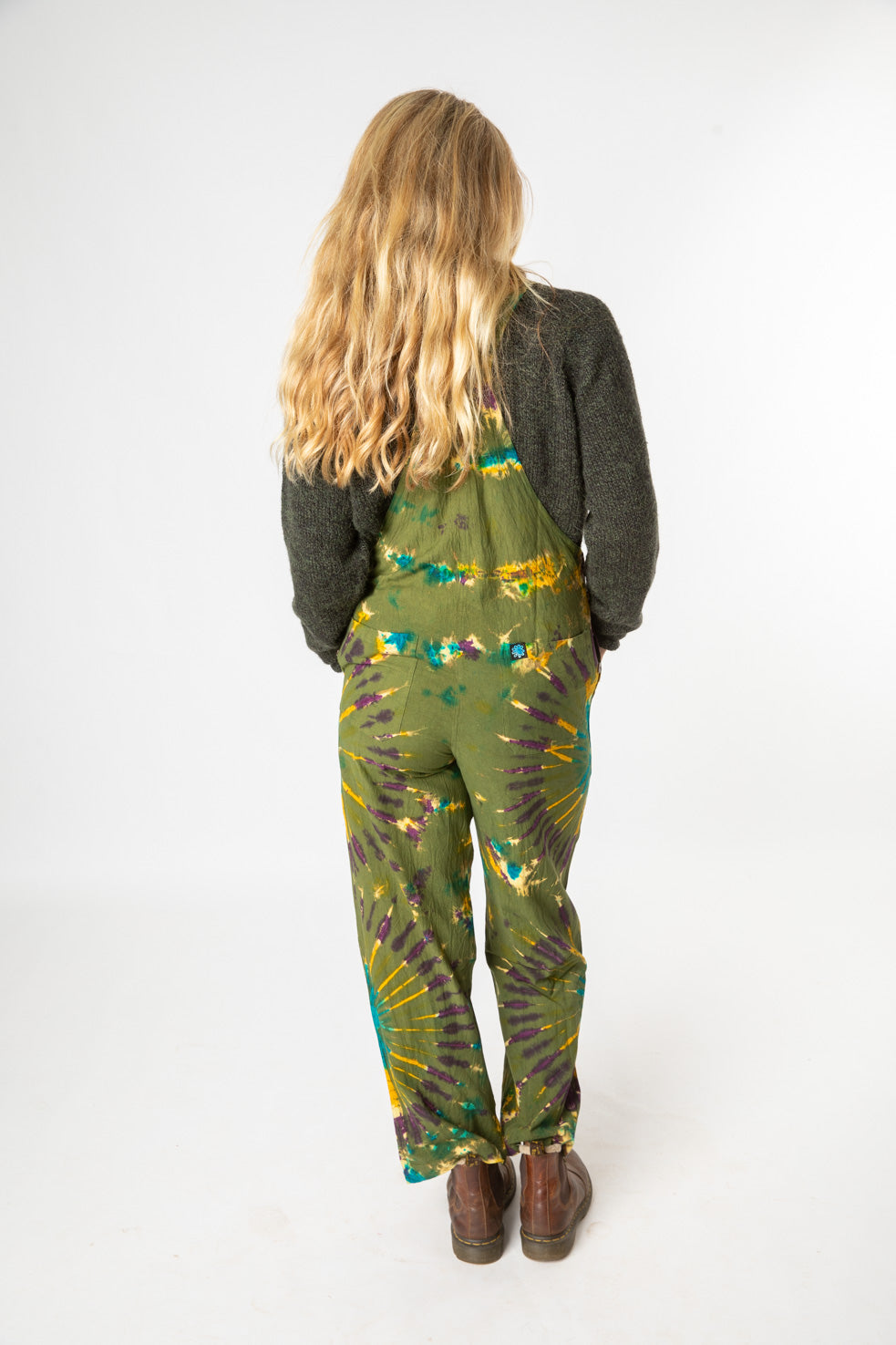 Mexicali Cotton Tie Dye Overalls