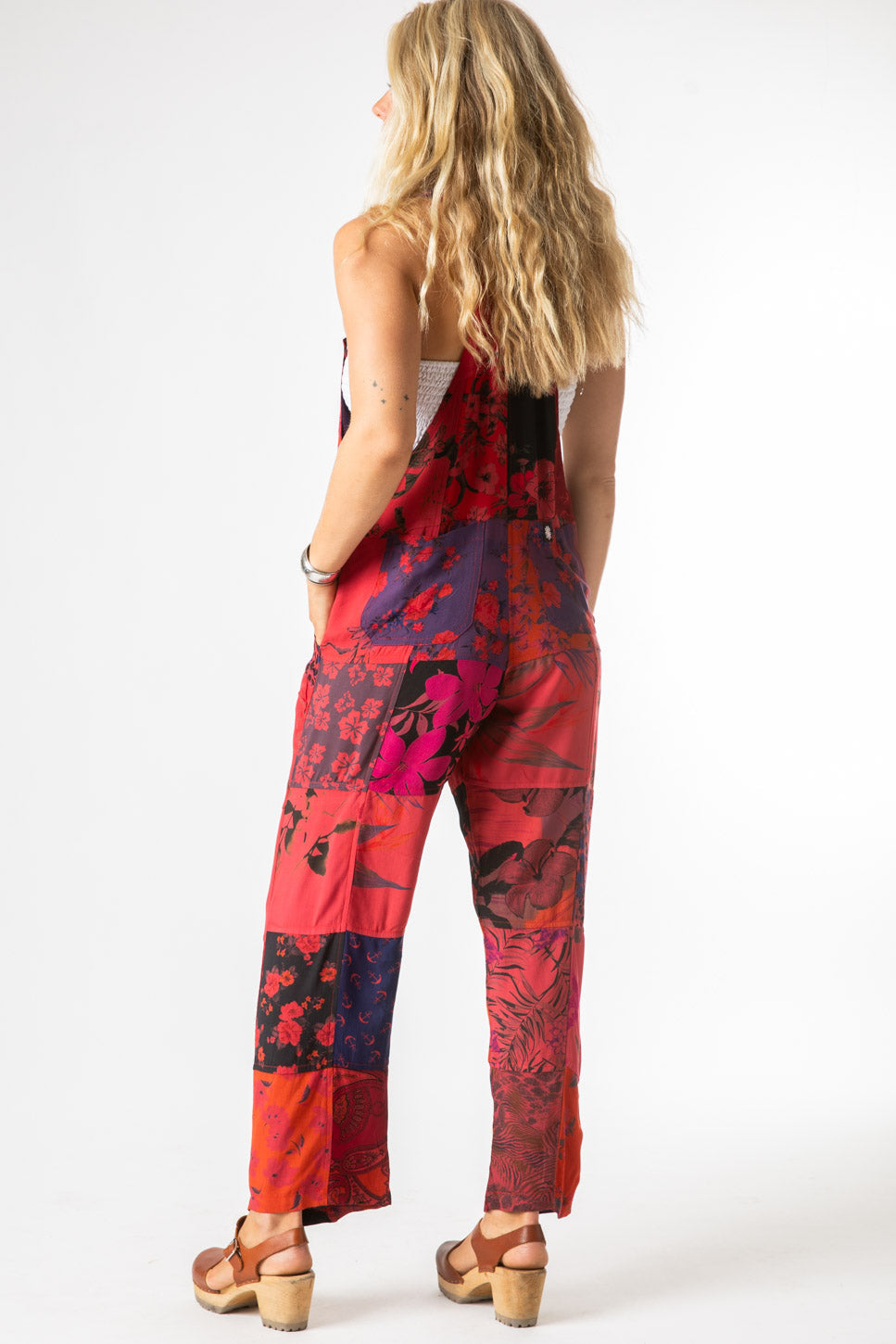 Mexicali Patchwork Hippy Overalls