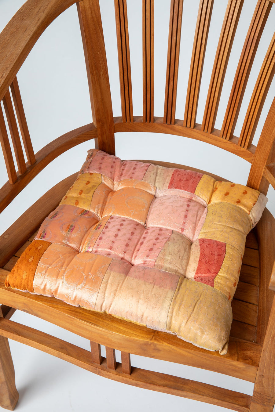 Patchwork Sari Silk Cushion Seconds