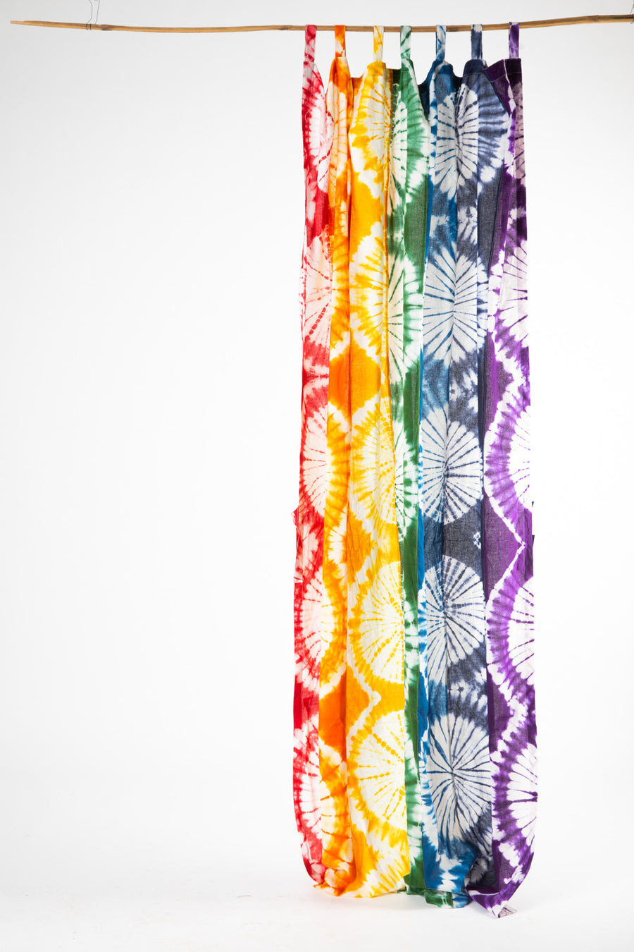 Rainbow Tie Dye Curtain