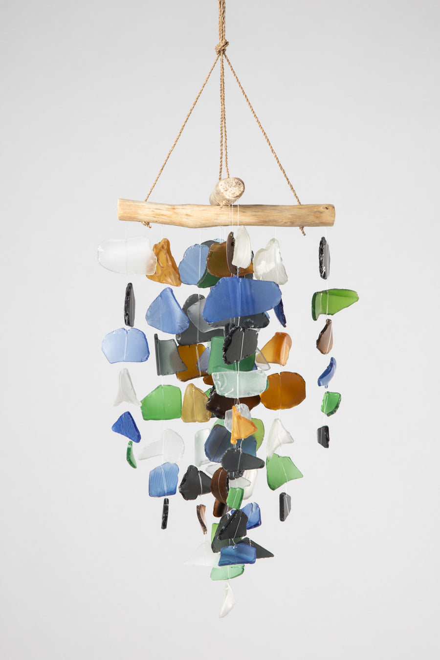 Driftwood Unity Sea Glass Wind Chime