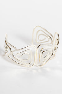 Elemental Energy Alpaca Cuff Bracelet in Labyrinth