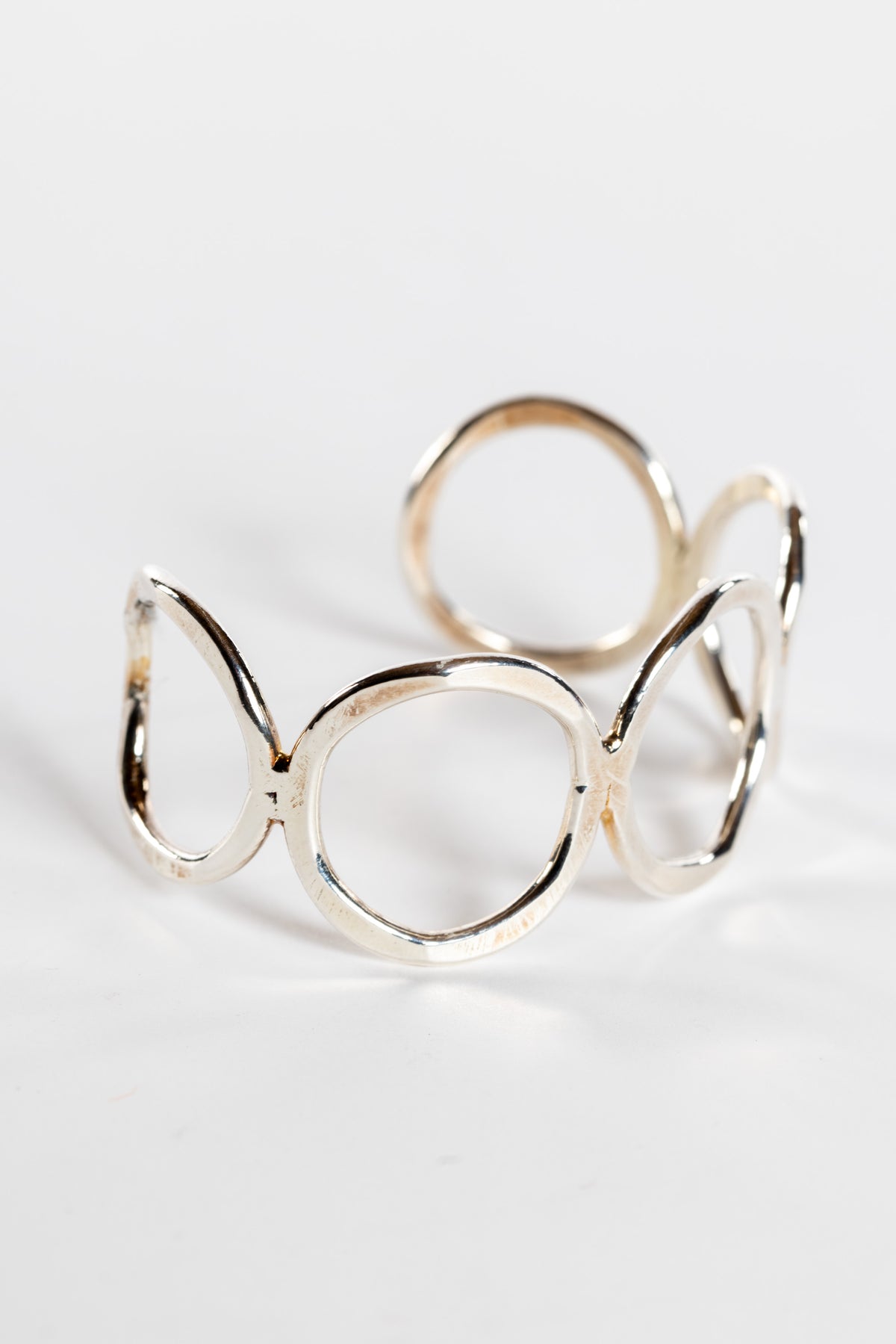 Elemental Energy Alpaca Cuff Bracelet in New Moon