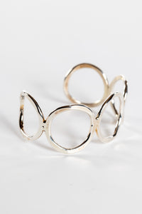 Elemental Energy Alpaca Cuff Bracelet in New Moon